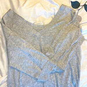 Reversible Grey Sweater